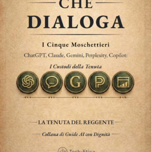 COPERTINA eBOOK L'AI CHE DIALOGA - I CINQUE MOSCHETTIERI