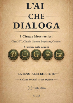COPERTINA eBOOK L'AI CHE DIALOGA - I CINQUE MOSCHETTIERI