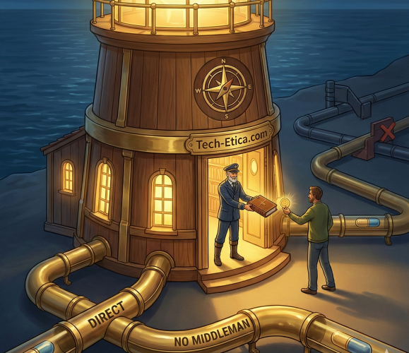 Rappresentazione concettuale di orientamento e primo passo nell’uso consapevole della tecnologia