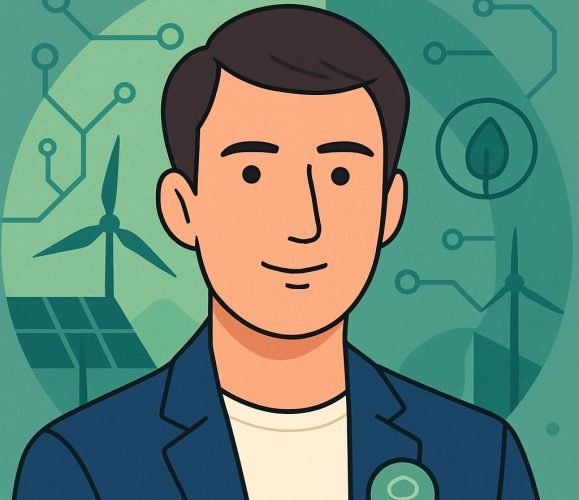 Rappresentazione del Guardiano Silenzioso di Tech-Etica che mette l'uomo al centro della tecnologia.